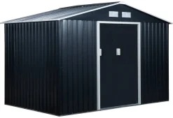 Outsunny Gartenhaus grau B/H/L: ca. 195x192x277 cm