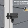 Outsunny Gartenhaus grau B/H/L: ca. 149x192x122 cm