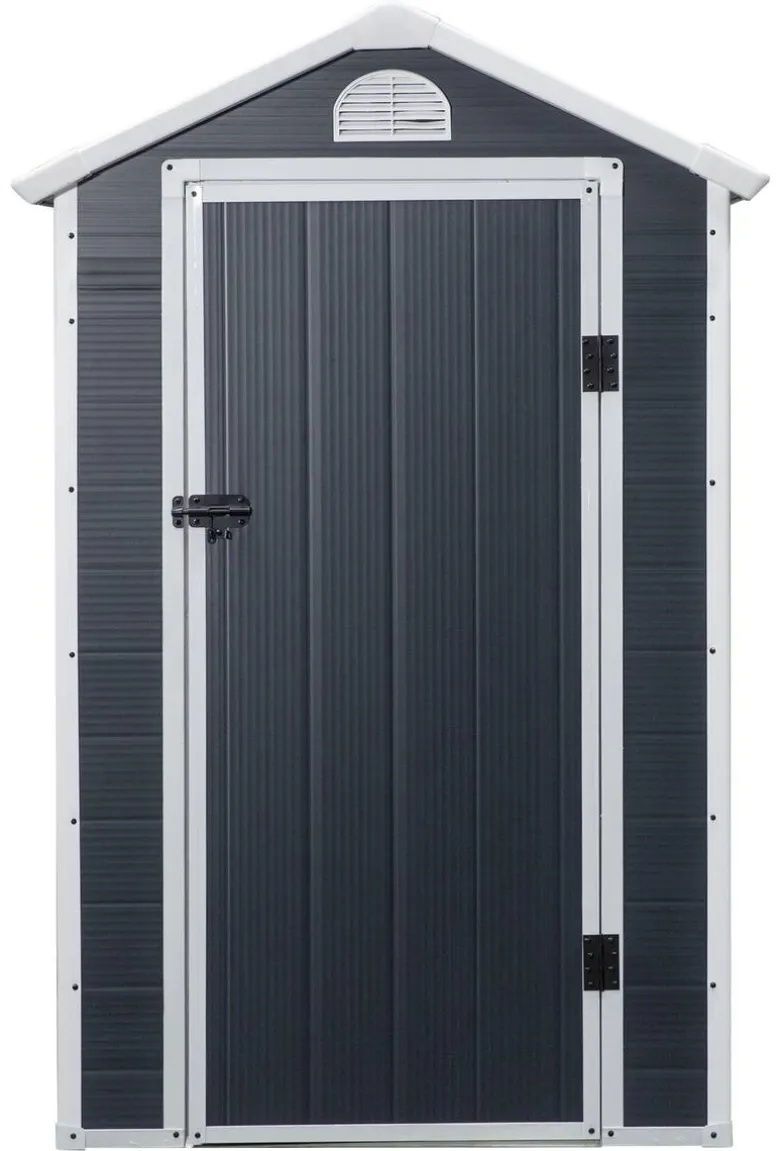 Outsunny Gartenhaus grau B/H/L: ca. 104x204x134 cm