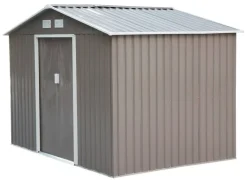 Outsunny Gartenhaus grau B/H/L: ca. 181x192x277 cm