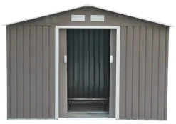 Outsunny Gartenhaus grau B/H/L: ca. 181x192x277 cm