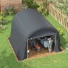 Outsunny Gartenhaus grau B/H/L: ca. 300x300x235 cm