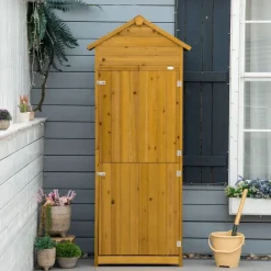 Outsunny Gartenhaus natur B/H/L: ca. 49x191,5x79 cm