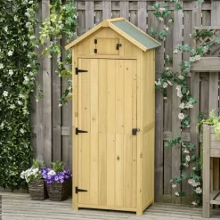 Outsunny Gartenhaus natur B/H/L: ca. 542x179x77 cm