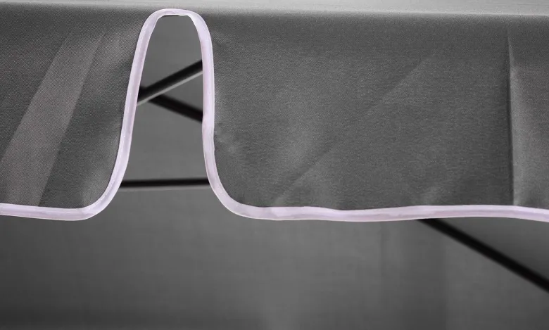 Outsunny Gartenschirm grau Stahl B/H/L: ca. 125x235x200 cm