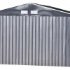 Outsunny Gartenschrank grau Stahl B/H/T: ca. 340x200x382 cm