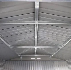 Outsunny Gartenschrank grau Stahl B/H/T: ca. 340x200x382 cm