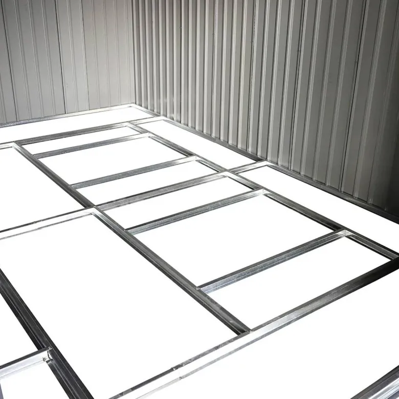 Outsunny Gartenschrank grau Stahl B/H/T: ca. 340x200x382 cm