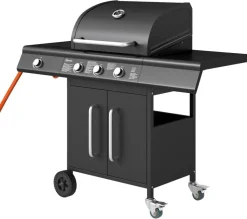 Outsunny Gasgrill Edelstahl B/H/L: ca. 56x110x118,5 cm