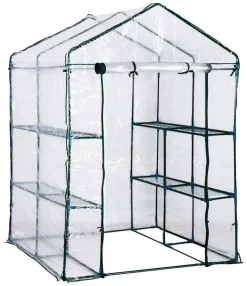 Outsunny Gewächshaus B/H/L: ca. 143x195x143 cm