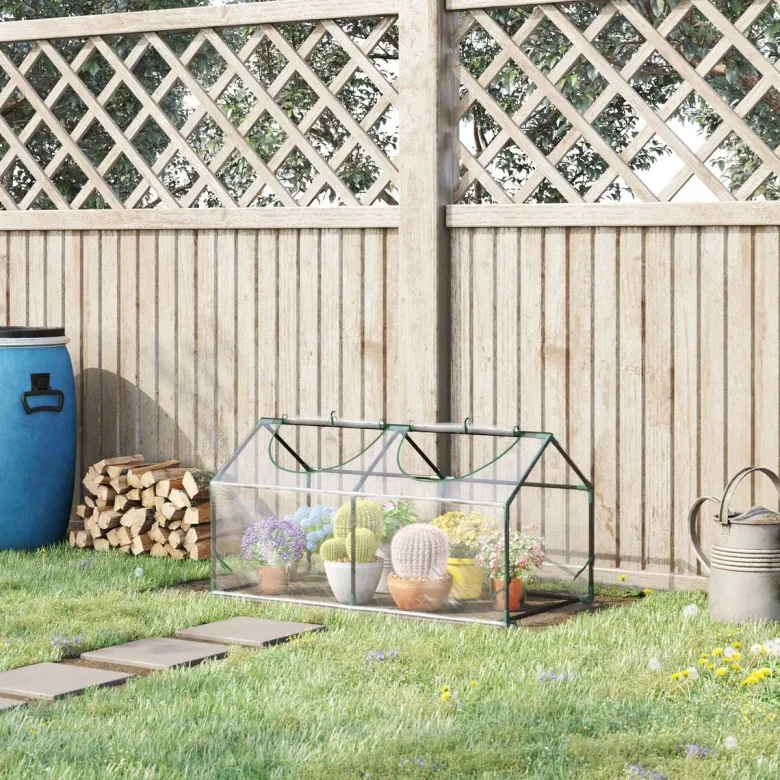 Outsunny Gewächshaus B/H/L: ca. 60x60x120 cm