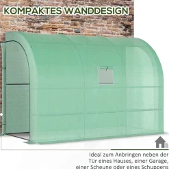 Outsunny Gewächshaus B/H/L: ca. 150x213x300 cm
