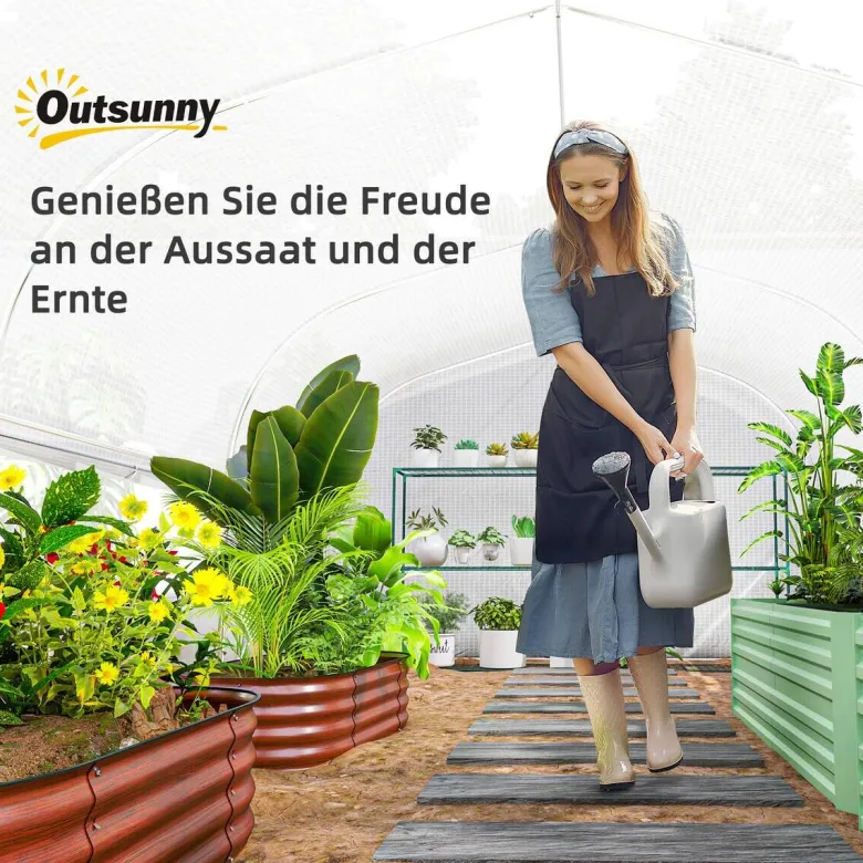 Outsunny Gewächshaus B/H/L: ca. 300x200x595 cm