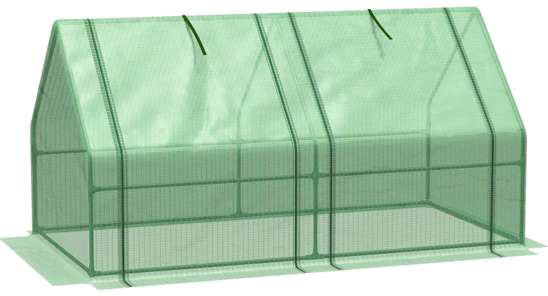 Outsunny Gewächshaus B/H/L: ca. 90x90x270 cm