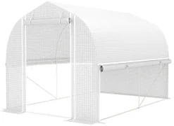 Outsunny Gewächshaus B/H/L: ca. 200x200x300 cm