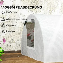 Outsunny Gewächshaus B/H/L: ca. 80x45x300 cm