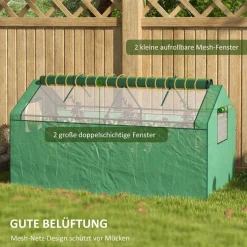 Outsunny Gewächshaus B/H/L: ca. 92x180x92 cm