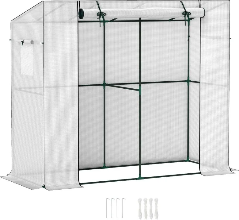 Outsunny Gewächshaus B/H/L: ca. 76x170x200 cm