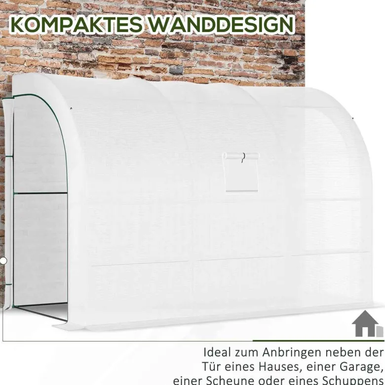 Outsunny Gewächshaus B/H/L: ca. 150x213x300 cm