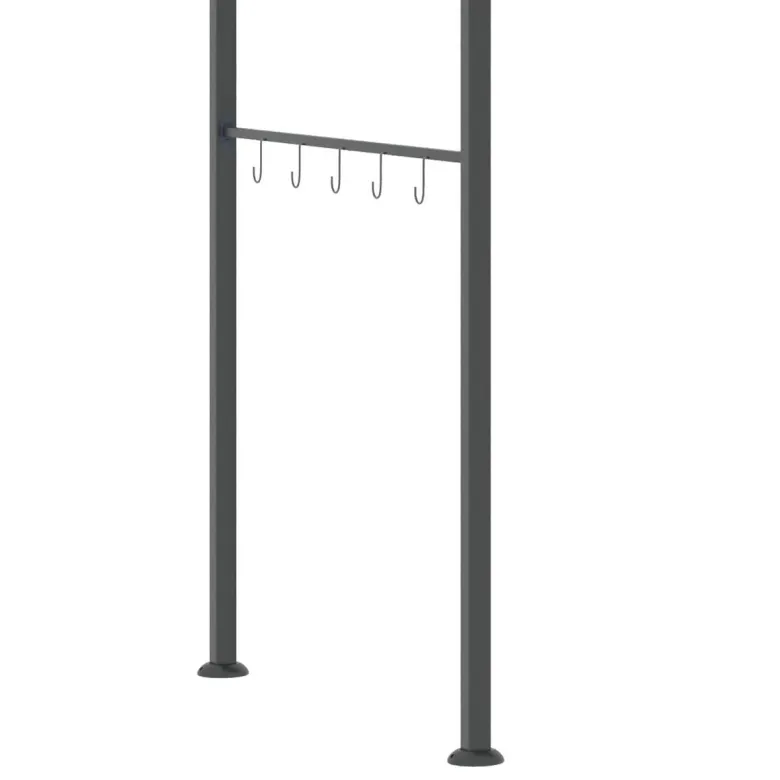Outsunny Grillpavillon grau Polyester B/H/L: ca. 150x220x215 cm