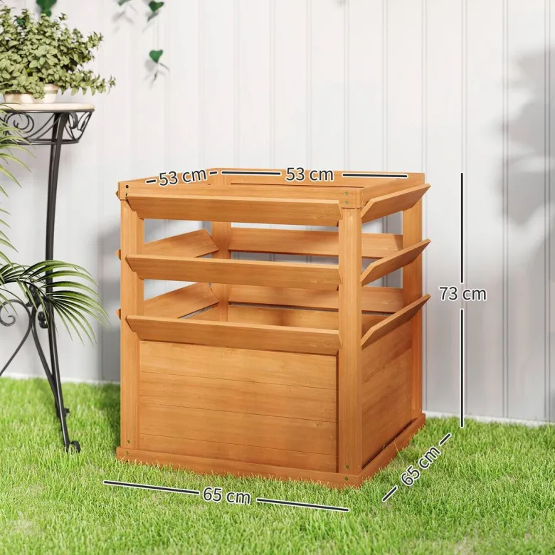 Outsunny Hochbeet B/H/L: ca. 65x73x65 cm