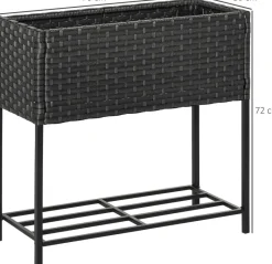 Outsunny Hochbeet B/H/T: ca. 70x72x30 cm