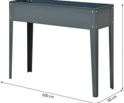 Outsunny Hochbeet B/H/T: ca. 100x80x30 cm