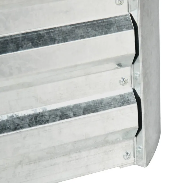 Outsunny Hochbeet silber Stahl B/H/L: ca. 53x90x53 cm