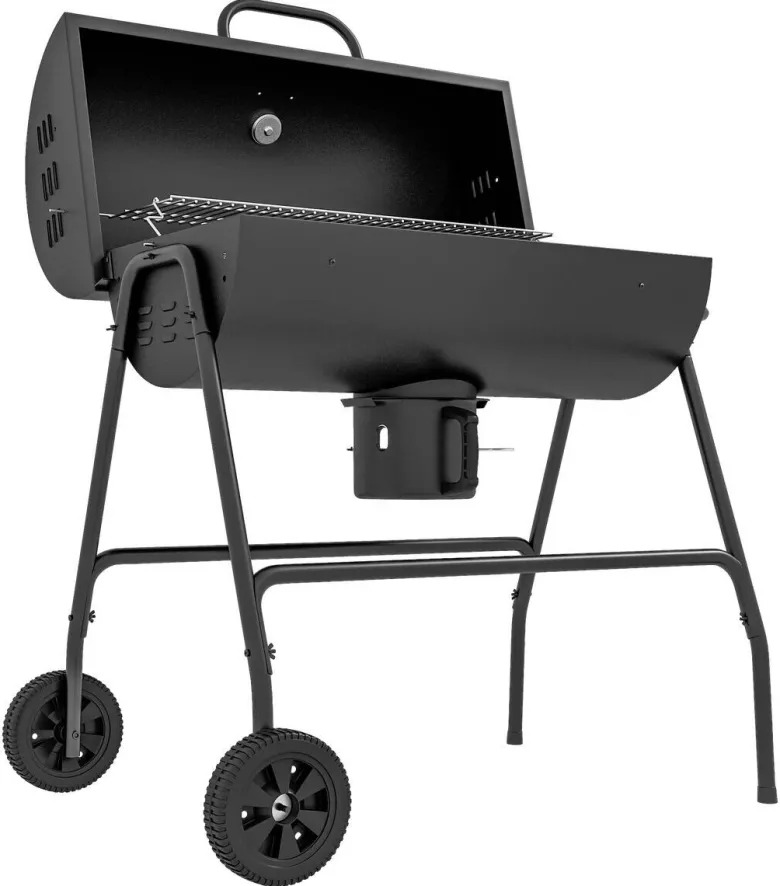 Outsunny Holzkohlegrill Metall B/H/L: ca. 71,5x102x95 cm