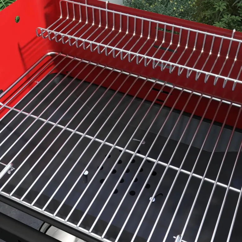Outsunny Holzkohlegrill Metall B/H/L: ca. 47x95x103 cm