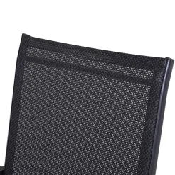 Outsunny Klappsessel grau Metall B/H/T: ca. 58x94x64 cm