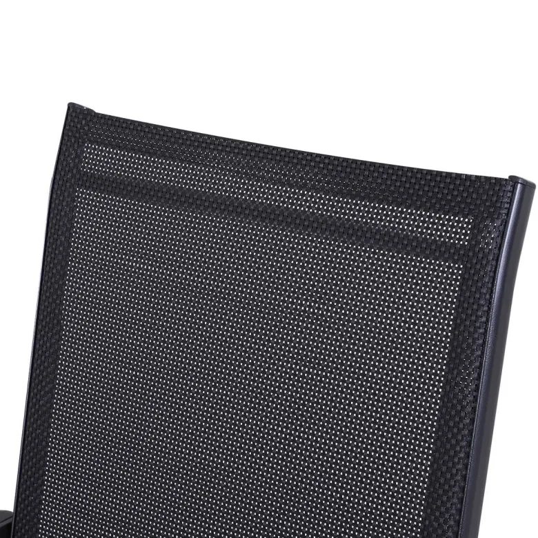 Outsunny Klappsessel grau Metall B/H/T: ca. 58x94x64 cm