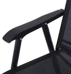 Outsunny Klappsessel grau Metall B/H/T: ca. 58x94x64 cm