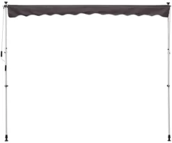 Outsunny Klemm-Markise grau B/H/L: ca. 300x280x150 cm