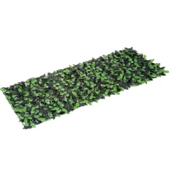 Outsunny Künstliche Hecke grün Kunststoff H/L: ca. 100x300 cm