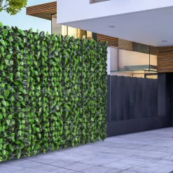 Outsunny Künstliche Hecke grün Kunststoff H/L: ca. 100x300 cm