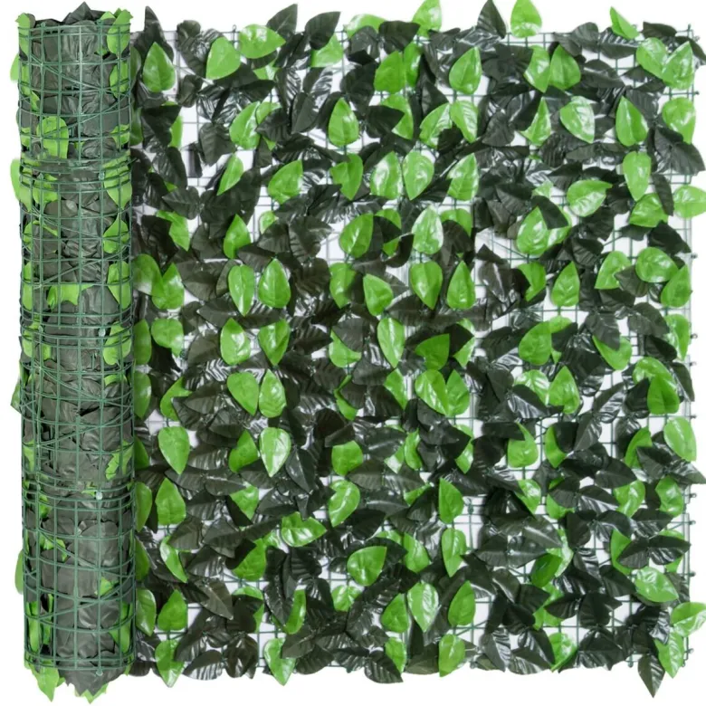 Outsunny Künstliche Hecke grün Kunststoff H/L: ca. 100x300 cm