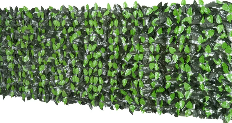 Outsunny Künstliche Hecke grün Kunststoff H/L: ca. 100x300 cm