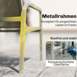 Outsunny Loungemöbel grün Textilene B/H/L: ca. 68x74x112,5 cm