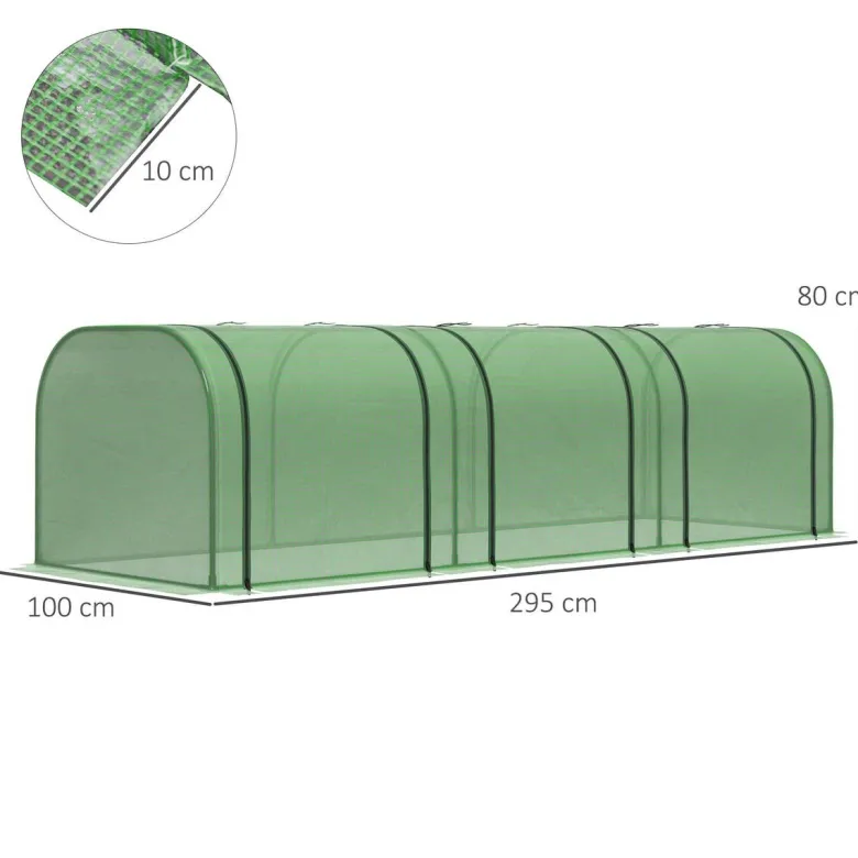 Outsunny Mini-Gewächshaus B/H/L: ca. 100x80x295 cm
