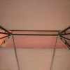 Outsunny Pavillon kaffee Aluminium B/H/L: ca. 290x280x390 cm