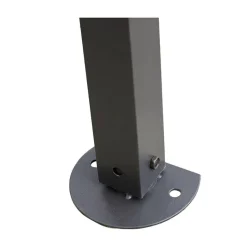 Outsunny Pavillon schwarz Stahl B/H/L: ca. 250x250x300 cm