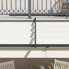 Outsunny Pergola cremeweiß Polyester B/H/L: ca. 297x230x297 cm