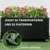 Outsunny Pflanzenbeet schwarz B/H/L: ca. 48x47x89 cm