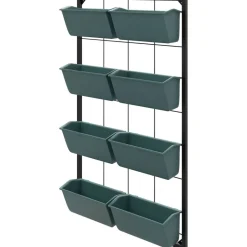 Outsunny Pflanzenständer schwarz Polypropylen B/H/L: ca. 14x52,5x90 cm