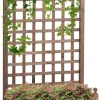 Outsunny Pflanzkasten braun Holz B/H/L: ca. 28x120x64 cm