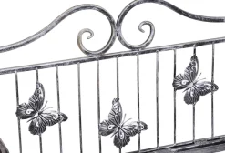 Outsunny Pflanzregal Silbergrau Metall B/H/L: ca. 25x96x44 cm