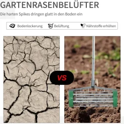 Outsunny Rasenbelüfter