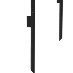 Outsunny Rosenbogen mit Metallrahmen schwarz B/H/L: ca. 40x240x140 cm
