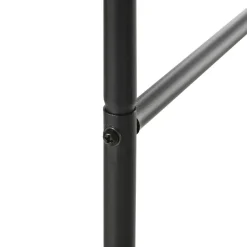 Outsunny Rosenbogen mit Metallrahmen schwarz B/H/L: ca. 40x240x140 cm
